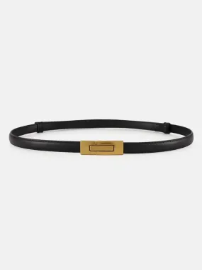 Lyra – Sleek durable finish – Faux leather belt