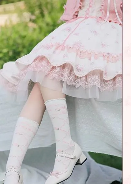 Mademoiselle Pearl~Rose Garden~Elegant Lolita Pink Headdress