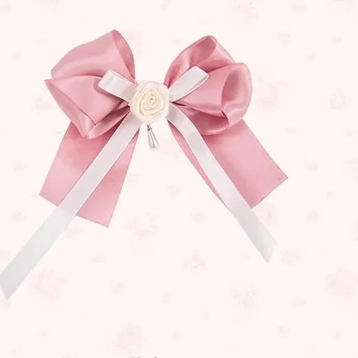 Mademoiselle Pearl~Rose Garden~Elegant Lolita Pink Headdress