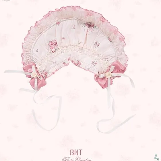 Mademoiselle Pearl~Rose Garden~Elegant Lolita Pink Headdress