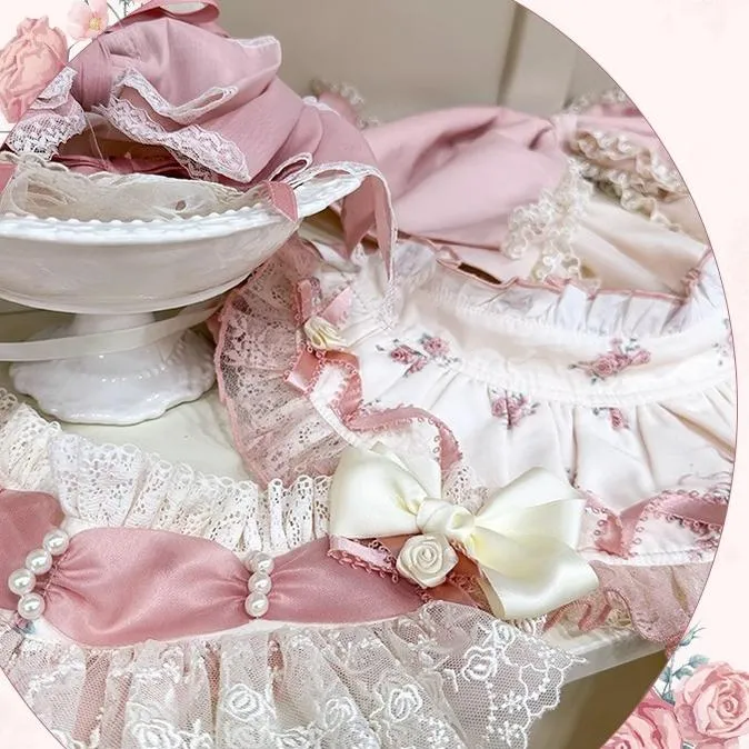 Mademoiselle Pearl~Rose Garden~Elegant Lolita Pink Headdress
