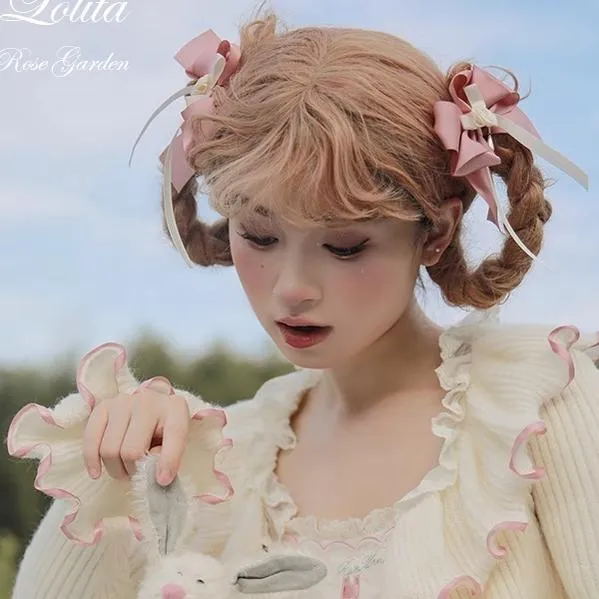 Mademoiselle Pearl~Rose Garden~Elegant Lolita Pink Headdress