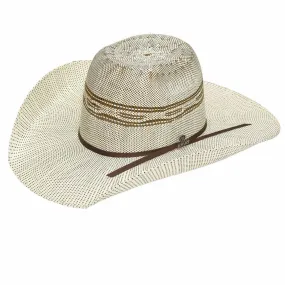 Men's Bangora Ivory/Brown 2 Cord Chocolate Western Hat By Ariat A73164