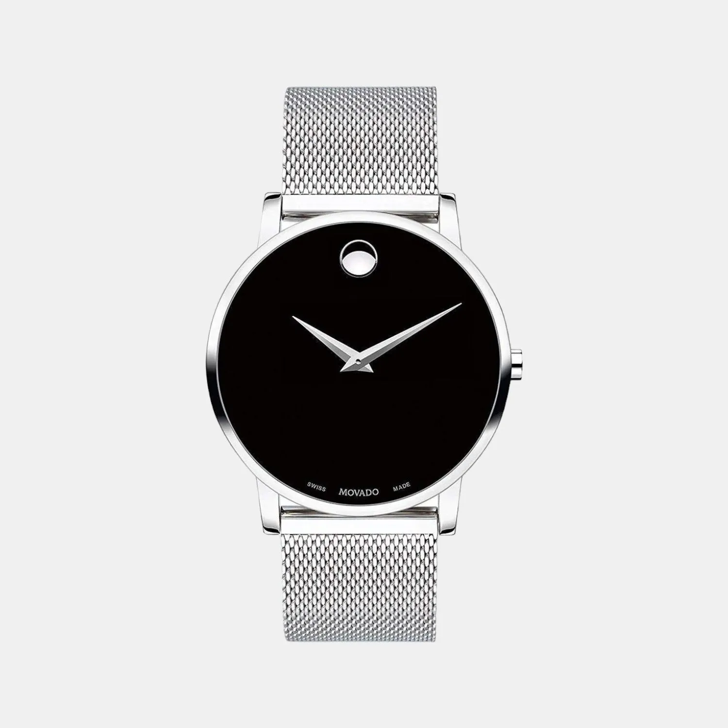 Men's Black Analog Stainless Steel Watch 607219