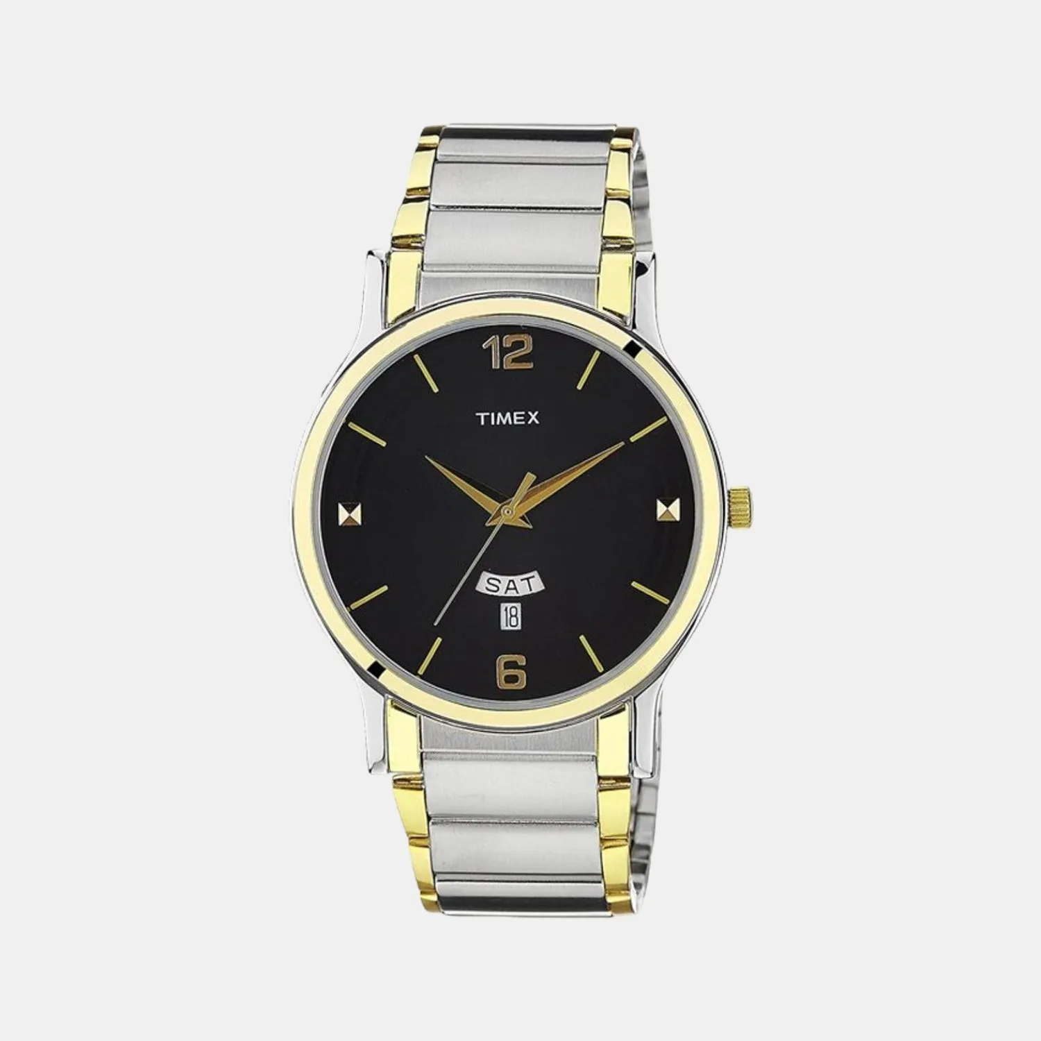 Men's Black Analog Stainless Steel Watch TW000R425
