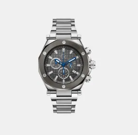 Men's Grey Chronograph Stainless Steel Watch Z18002G5MF