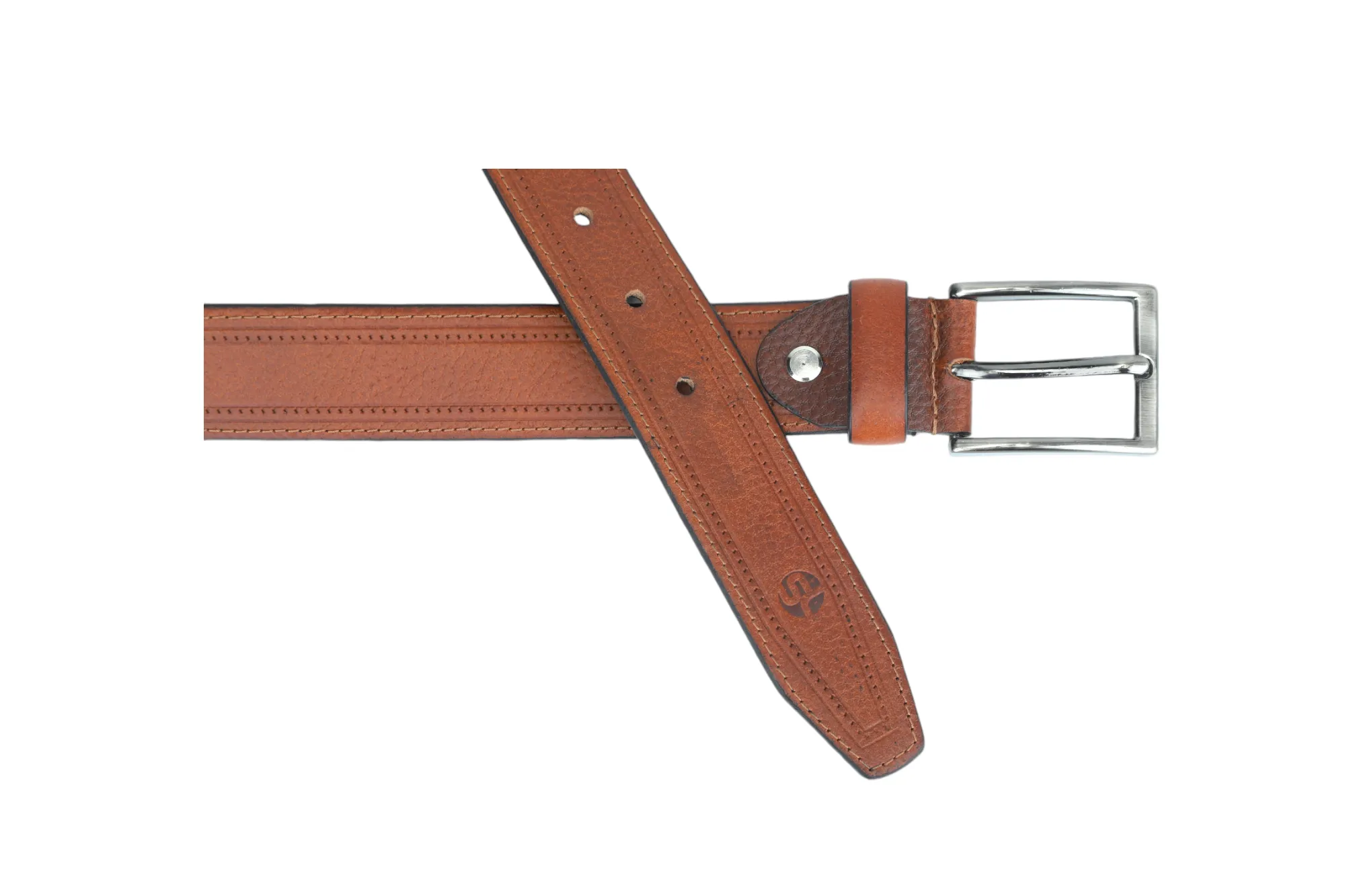 Mens Leather Casual Belt 90813