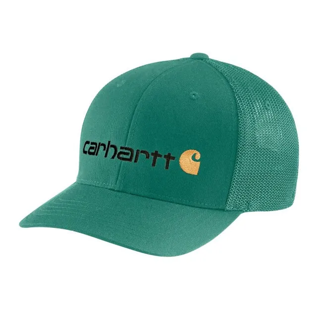 Men's Rugged Flex Twill Mesh Back Logo Graphic Flexfit Hat