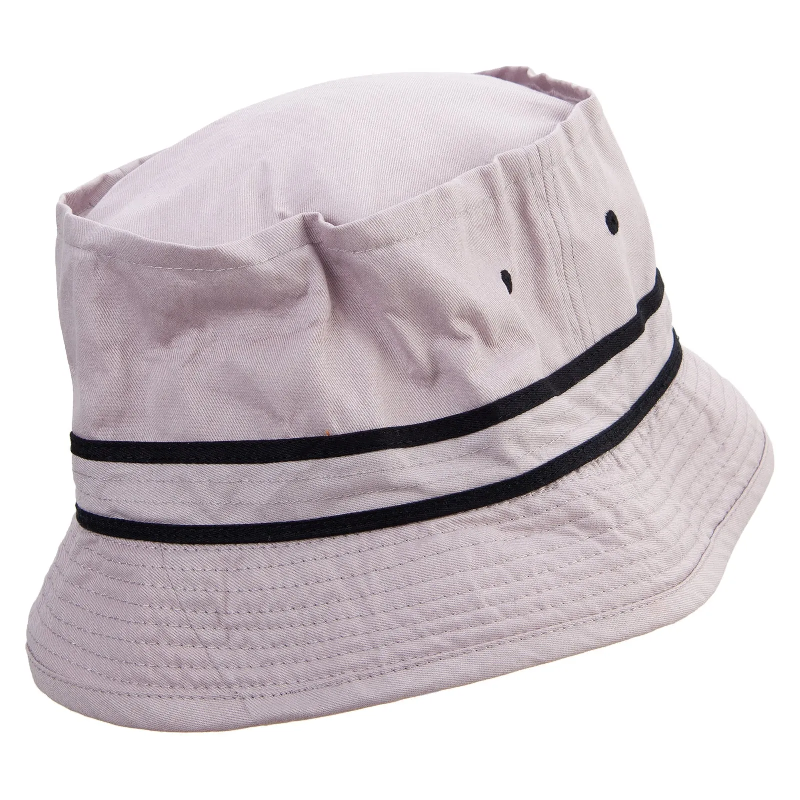 Mini Republican Elephant Logo Embroidered Big Size Striped Hat Band Fisherman Bucket Hat