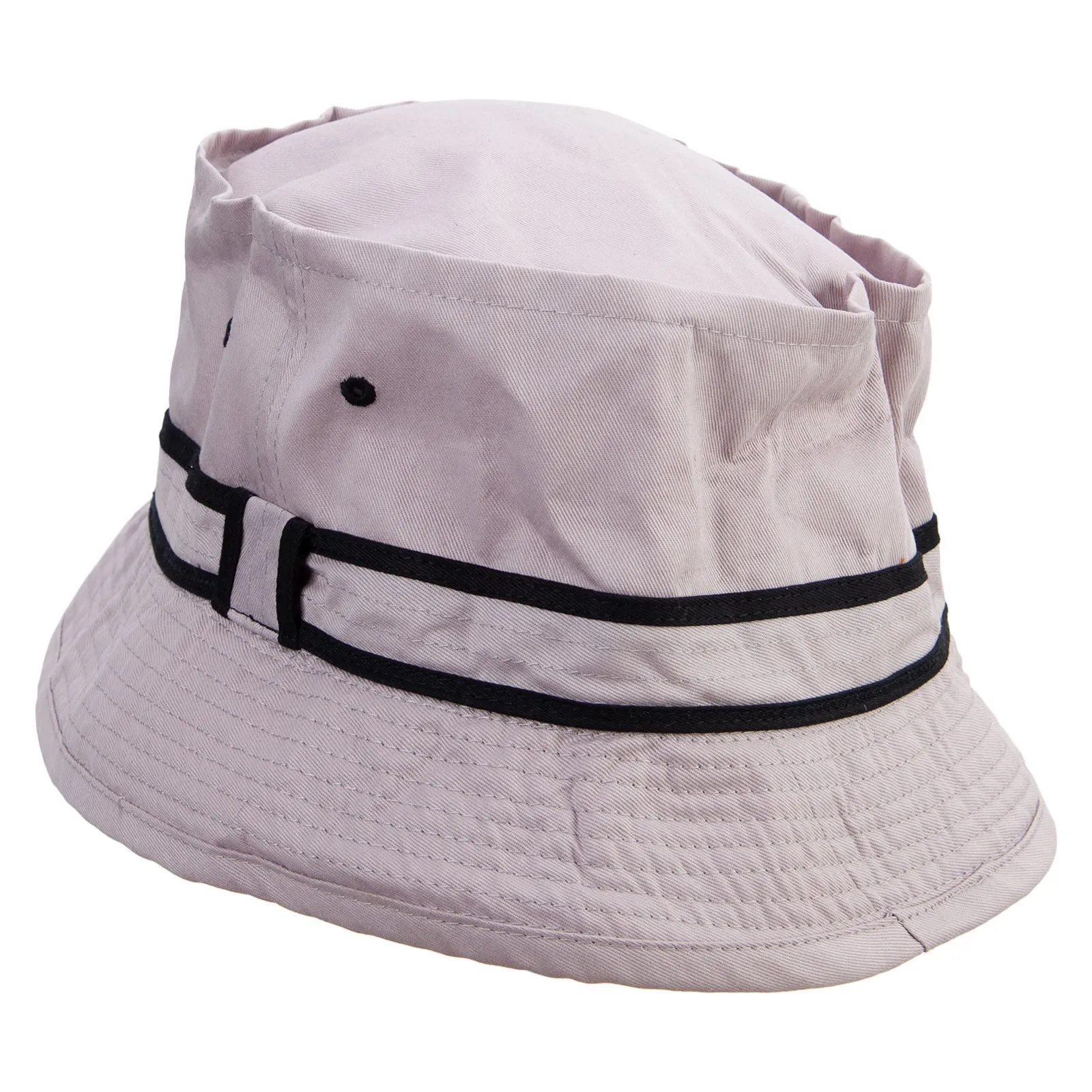 Mini Republican Elephant Logo Embroidered Big Size Striped Hat Band Fisherman Bucket Hat