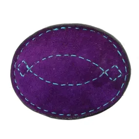 MLB10 - Purple Suede Oval Buckle