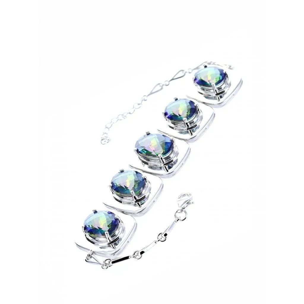 Modern 5-Stone Mystic Midnight Sky Bracelet