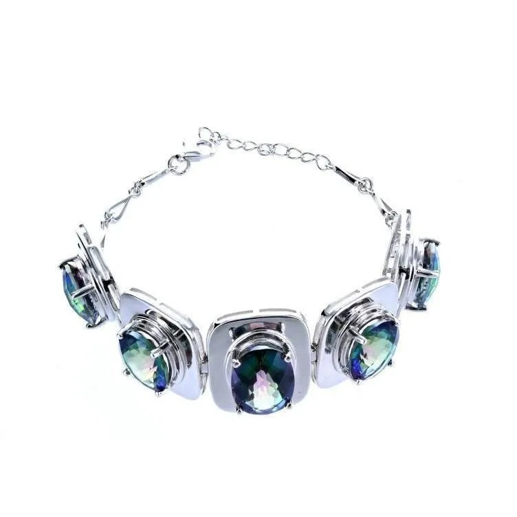 Modern 5-Stone Mystic Midnight Sky Bracelet