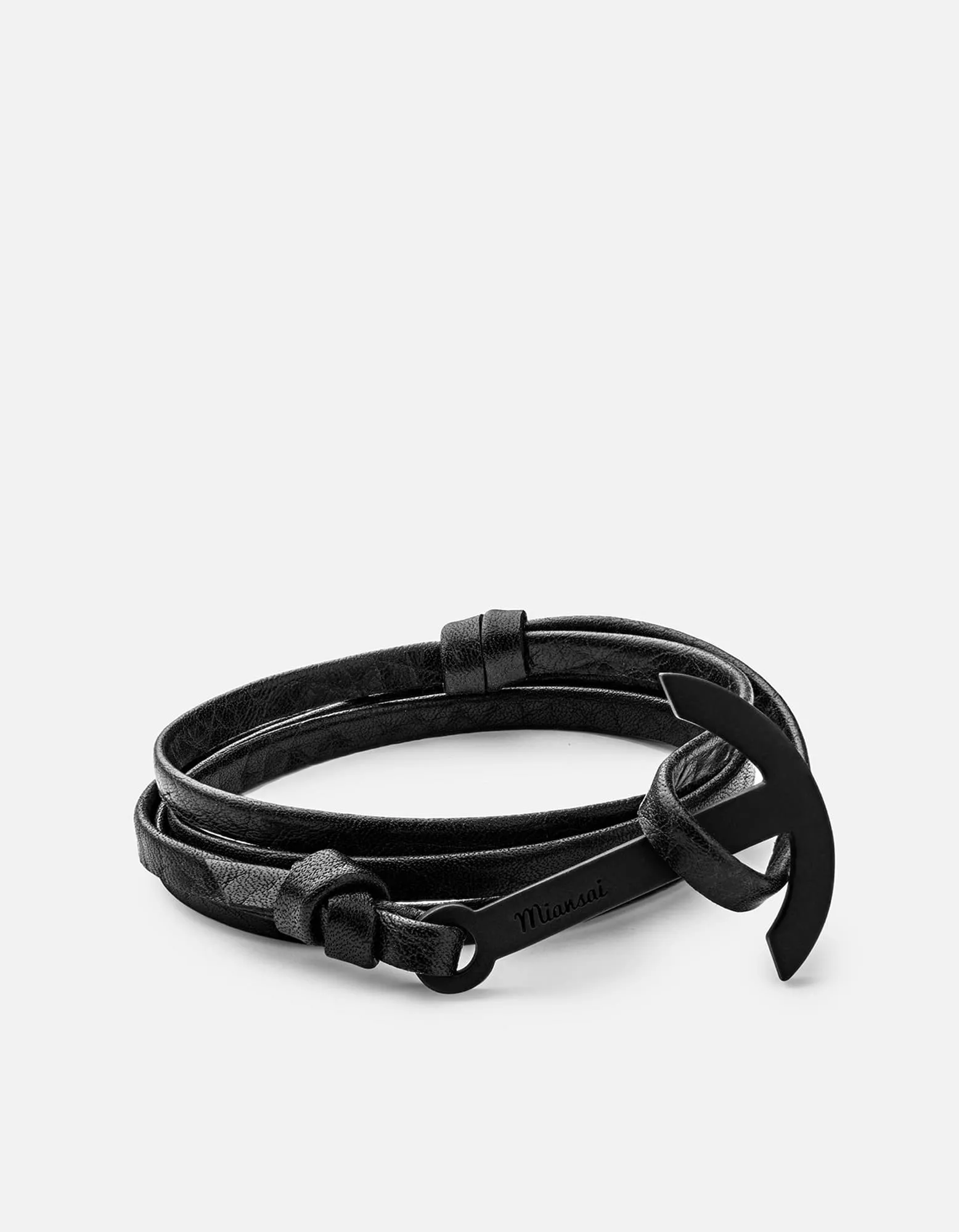 Modern Anchor Leather, Noir