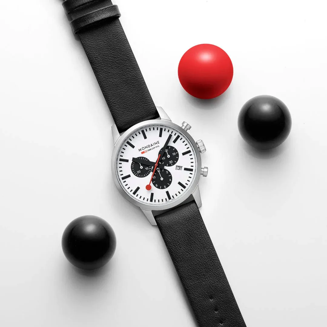 Mondaine NEO on Black Strap