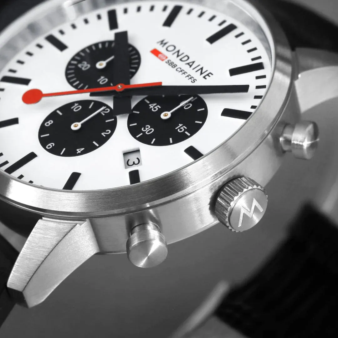 Mondaine NEO on Black Strap