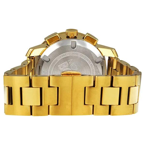 Movado Bold Chronograph Yellow Gold-plated Ladies Watch 3600076
