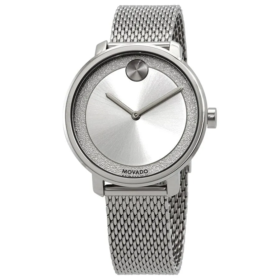 Movado Bold Silver Metallic Dial Ladies Watch 3600579