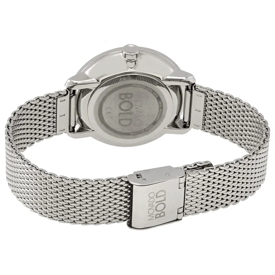 Movado Bold Silver Metallic Dial Ladies Watch 3600579