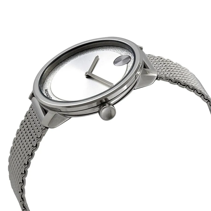 Movado Bold Silver Metallic Dial Ladies Watch 3600579