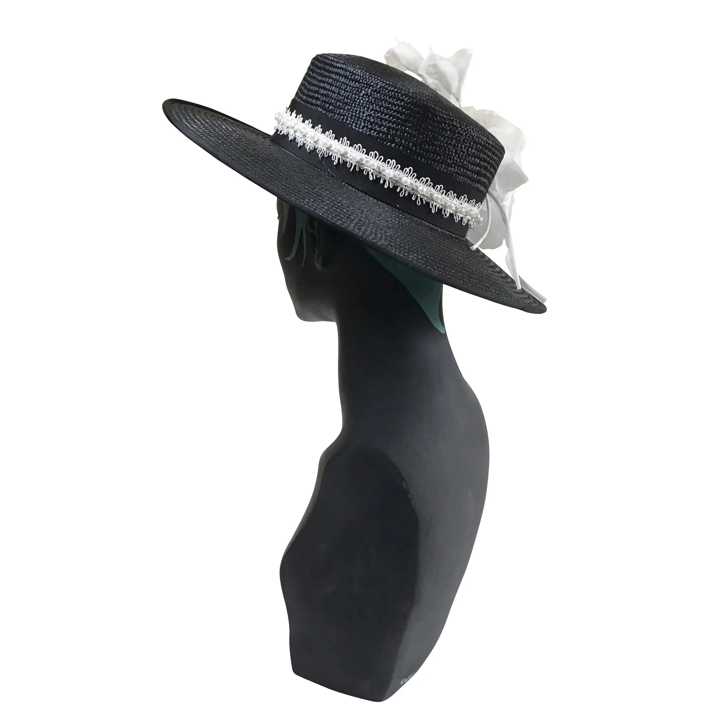 Nevermore Black and White Hat