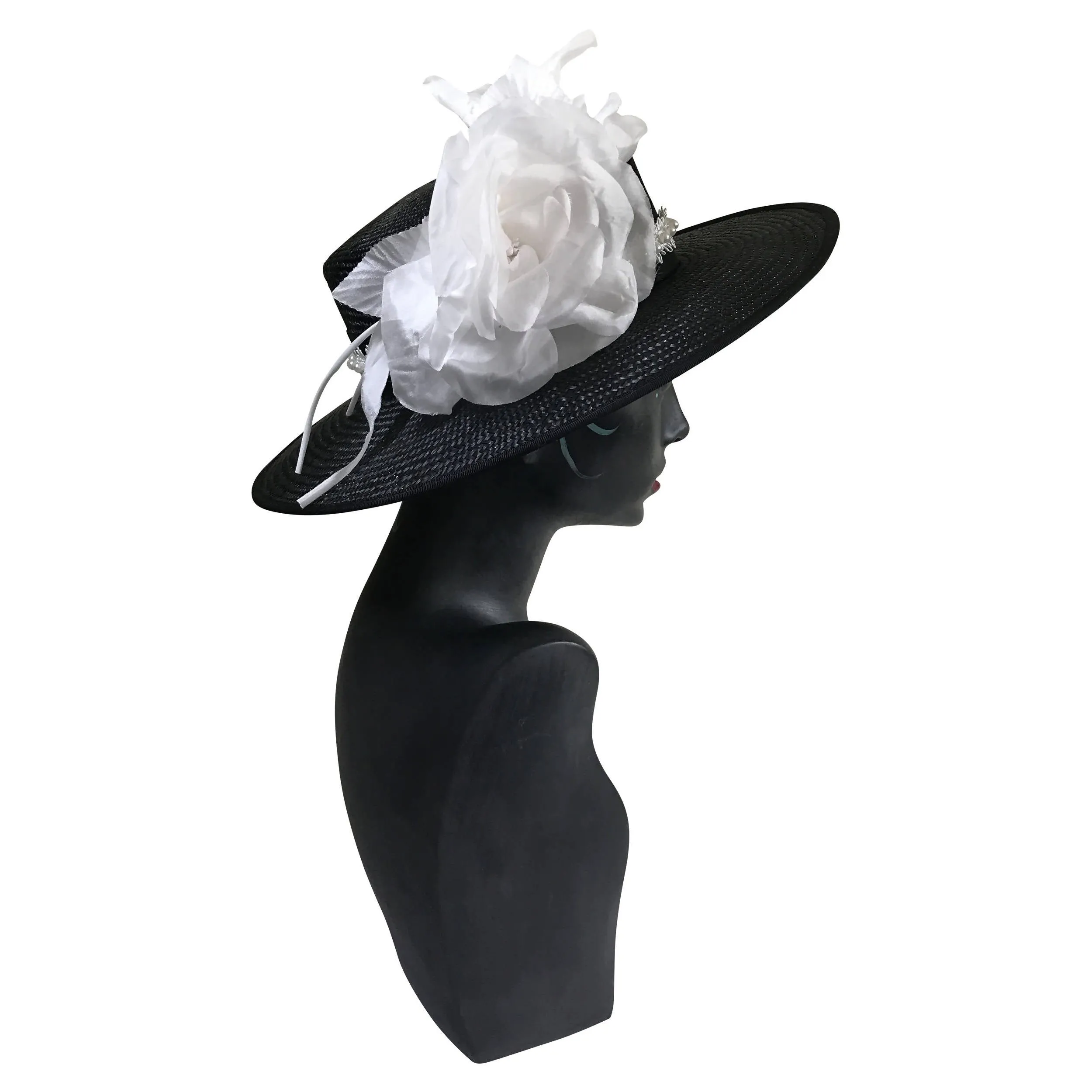 Nevermore Black and White Hat