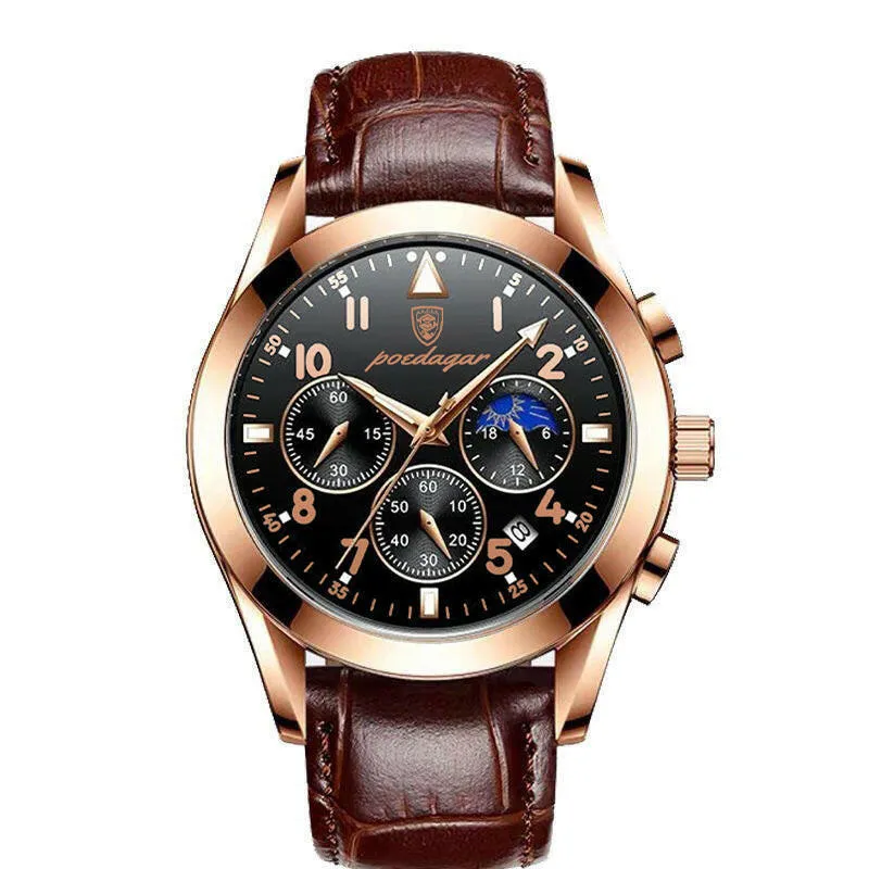 New Black Technology Men's Watch | Korean Fashion Trend Quartz Watch