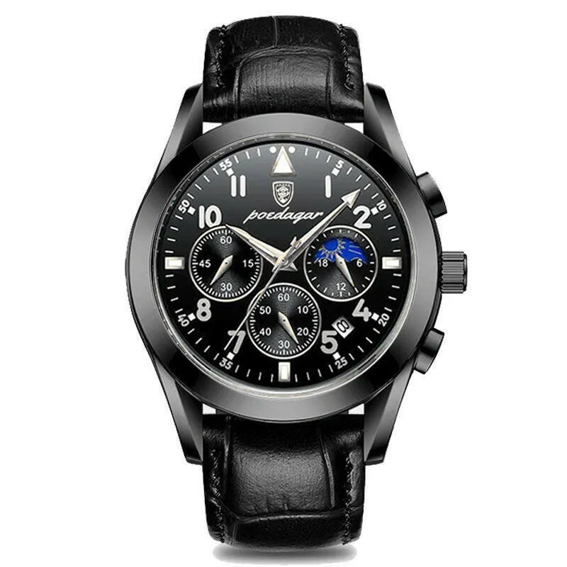 New Black Technology Men's Watch | Korean Fashion Trend Quartz Watch