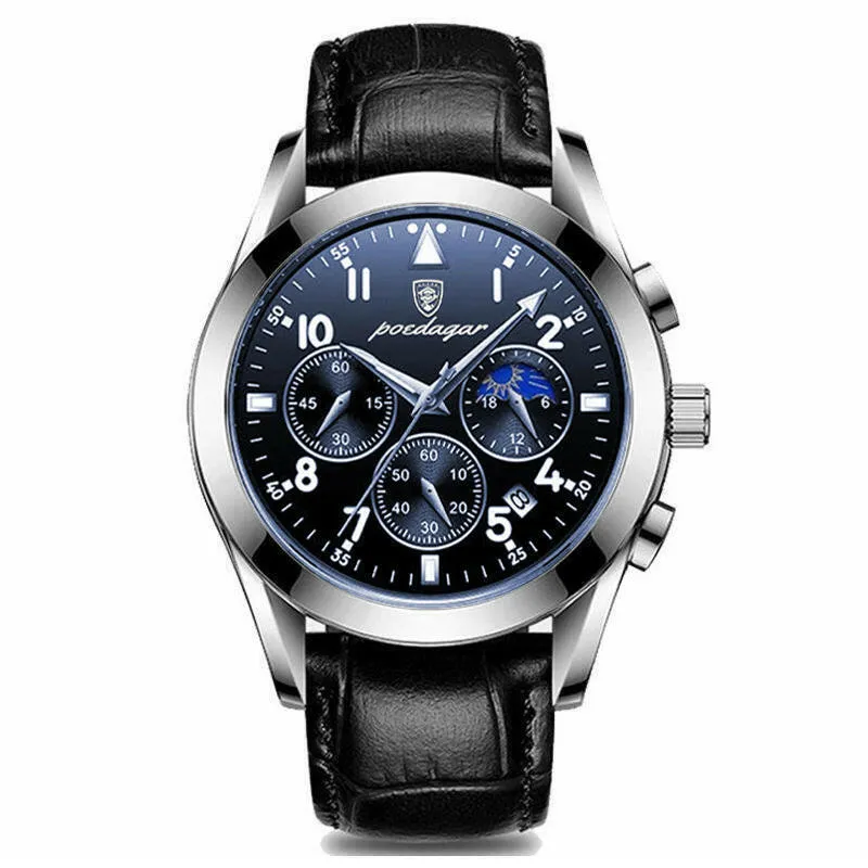 New Black Technology Men's Watch | Korean Fashion Trend Quartz Watch