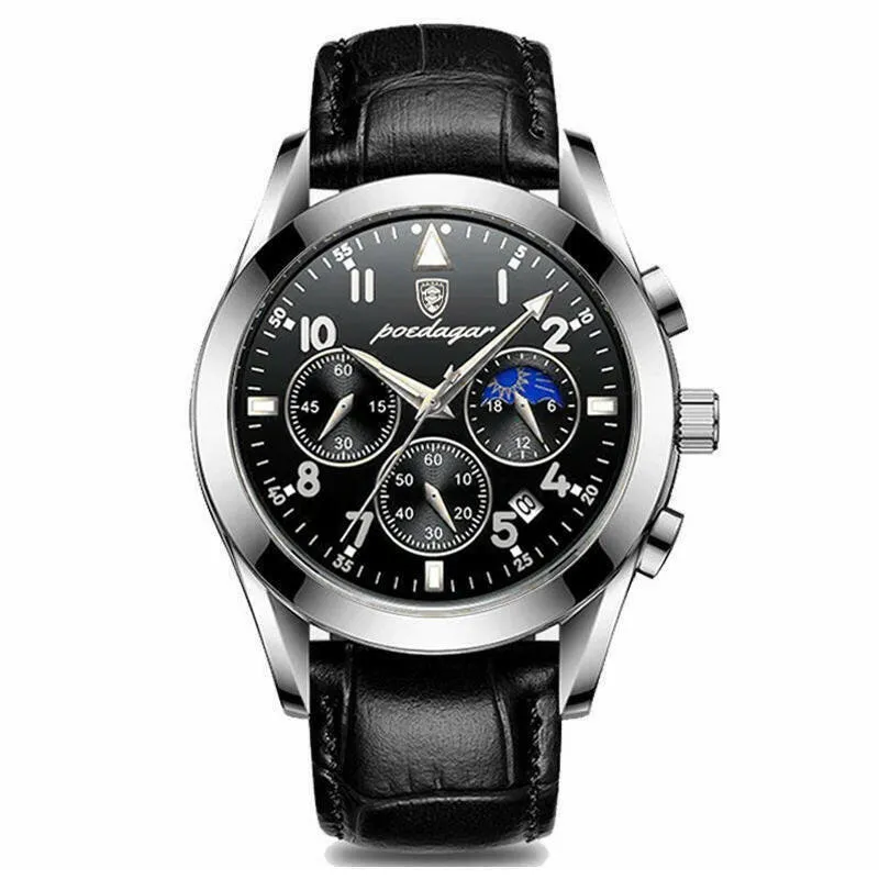 New Black Technology Men's Watch | Korean Fashion Trend Quartz Watch