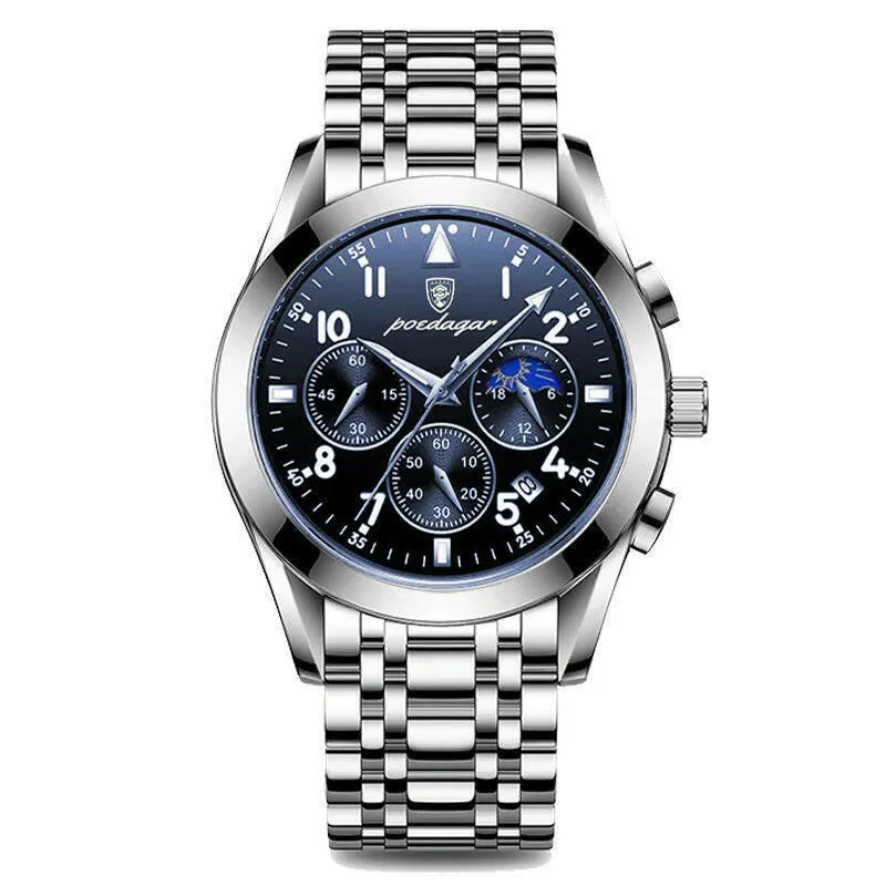 New Black Technology Men's Watch | Korean Fashion Trend Quartz Watch