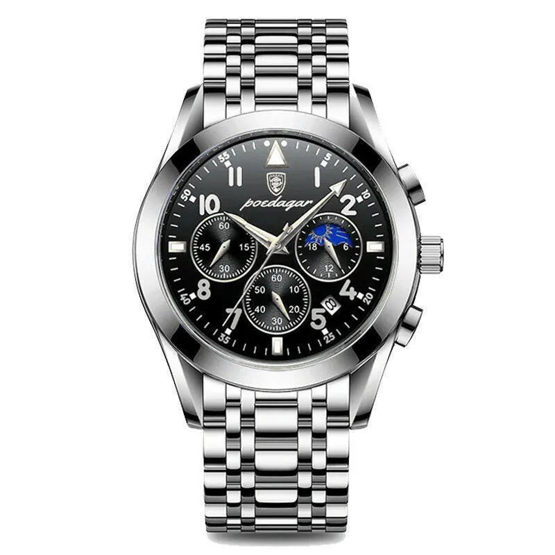 New Black Technology Men's Watch | Korean Fashion Trend Quartz Watch