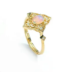 Opal Gold Ring