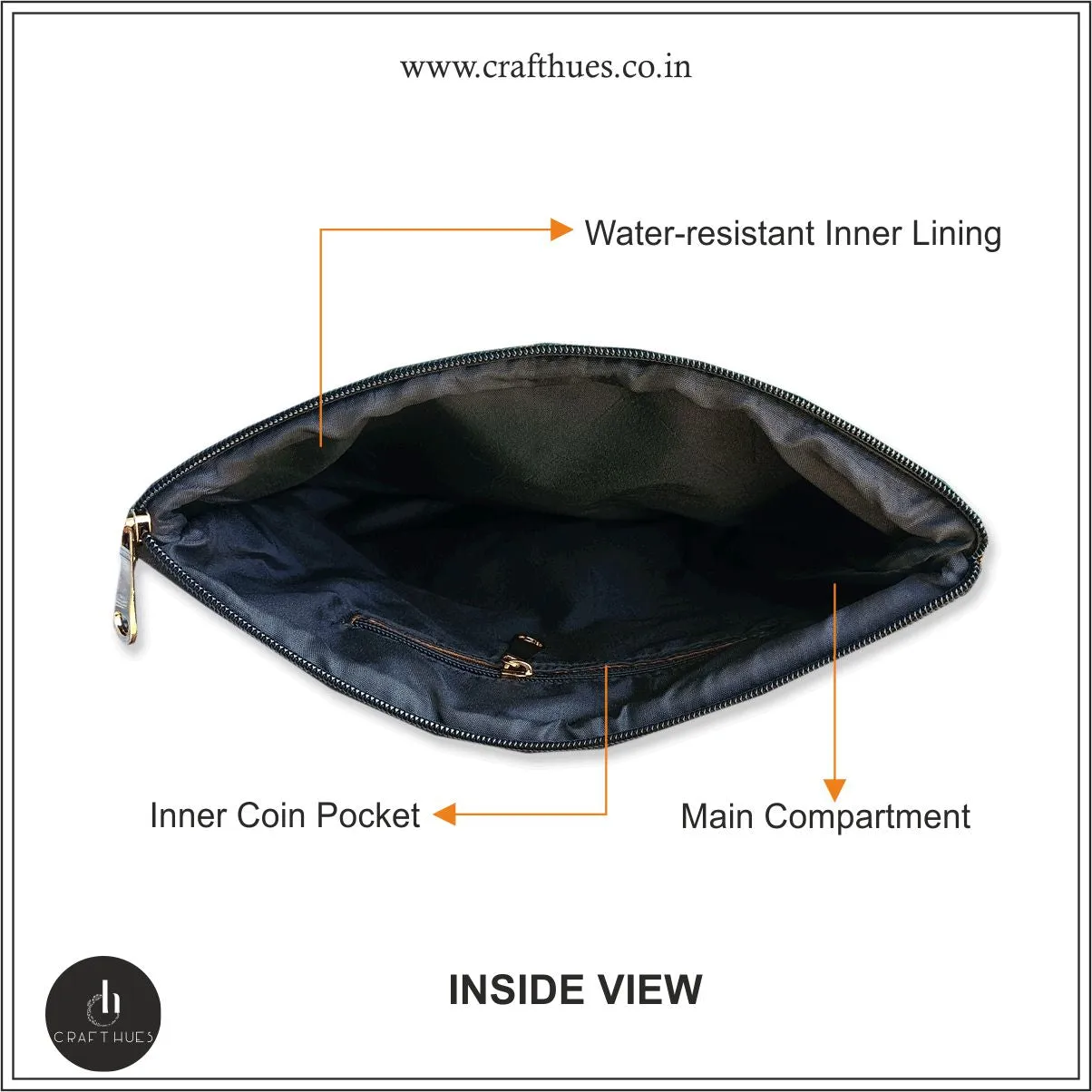 Orange Flower Nouveau Sling Bag