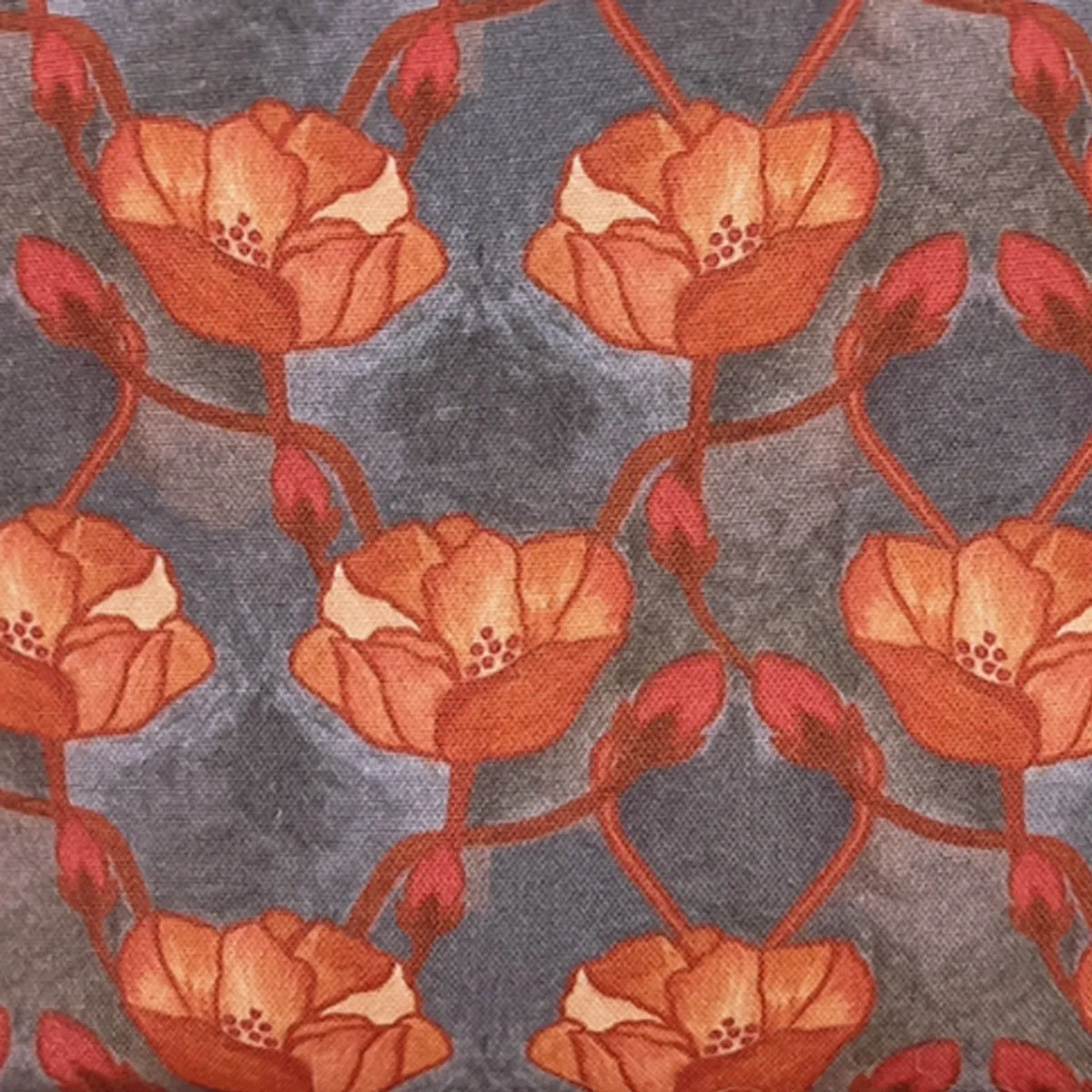 Orange Flower Nouveau Sling Bag