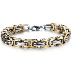 Overlay Stainless Steel Bracelet
