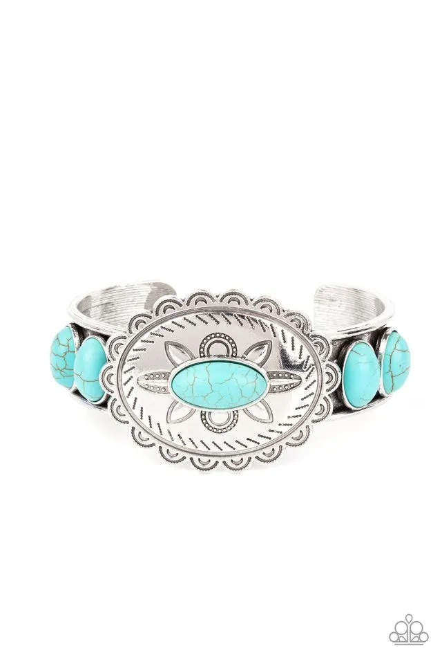 Paparazzi Bracelet ~ Canyon Heirloom - Blue