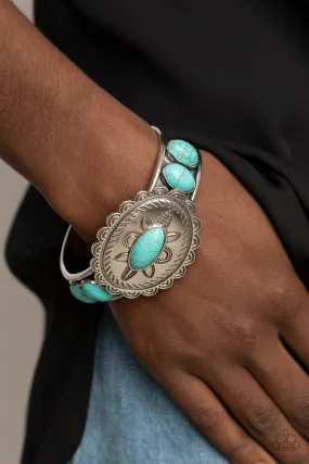 Paparazzi Bracelet ~ Canyon Heirloom - Blue