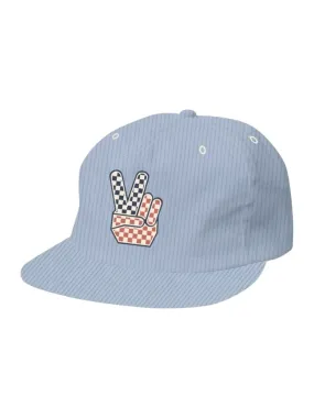 PEACE SIGN SNAPBACK HAT