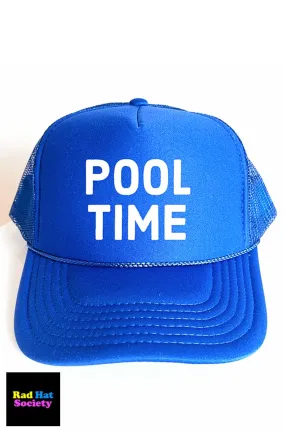 Pool Time Trucker Hat by Rad Hat Society