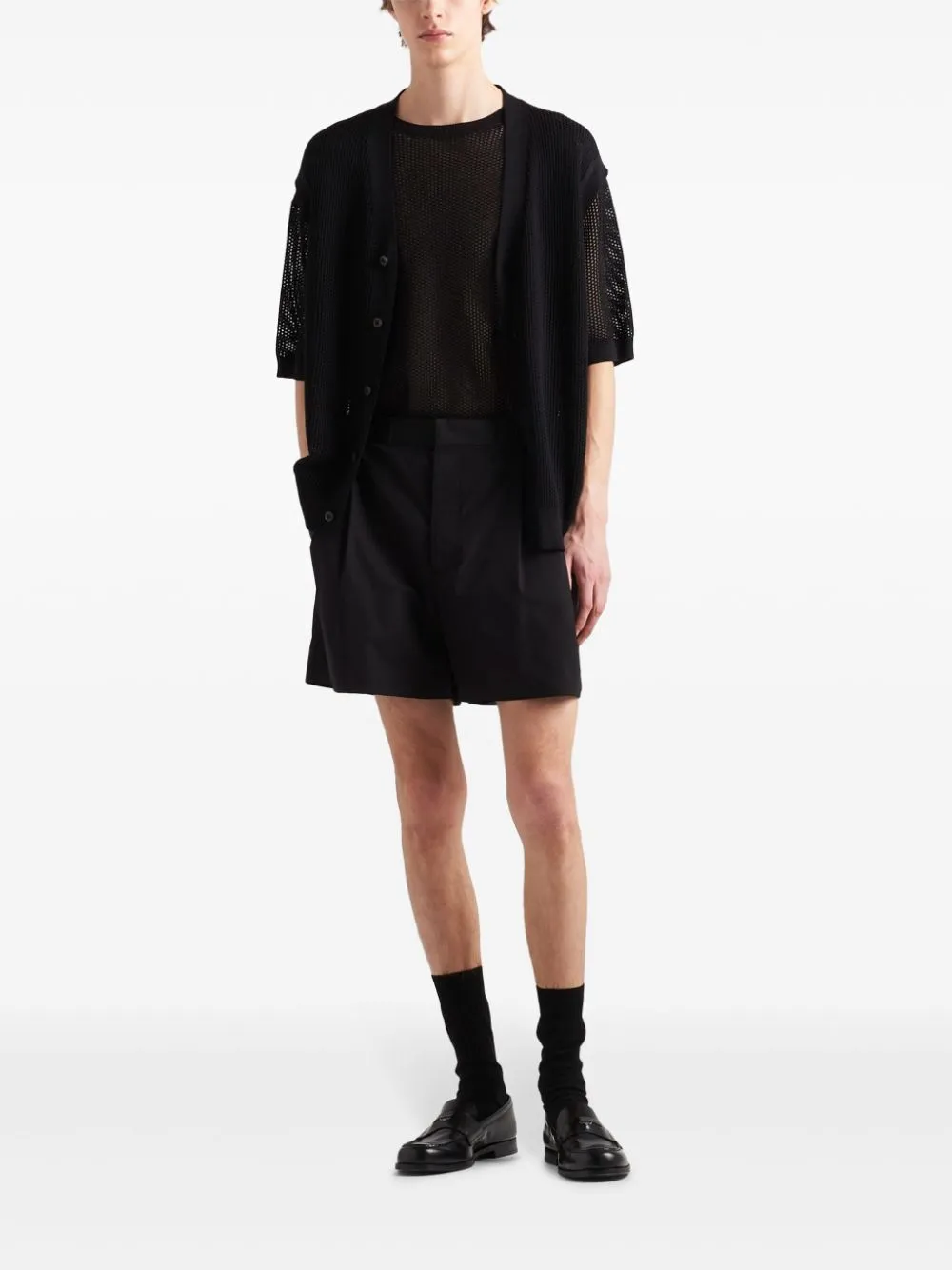 PRADA Chic Cotton Sweater with Round Neck for Women
