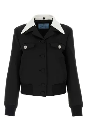 PRADA Elegant Wool Jacket for Women - Size XS