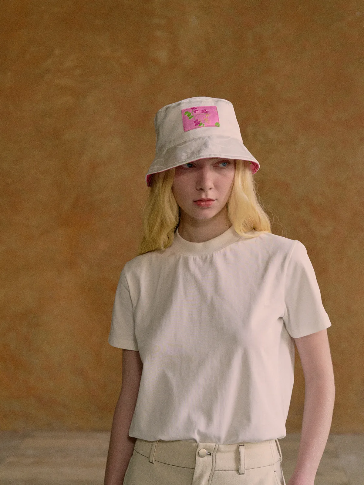 "Beach Blossom" Reversible Bucket Hat - Pink