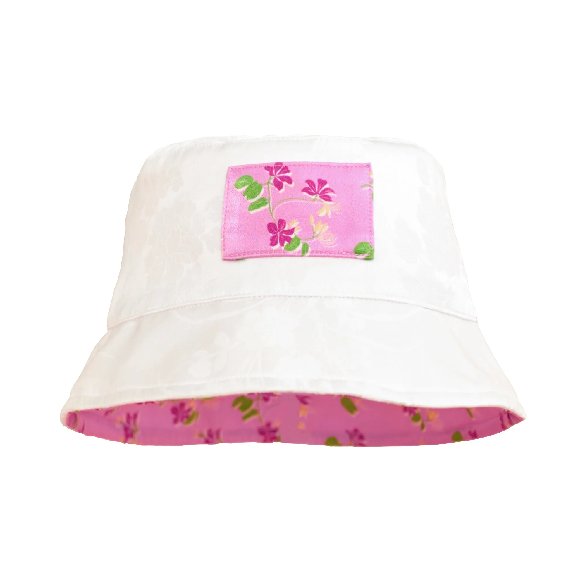 "Beach Blossom" Reversible Bucket Hat - Pink