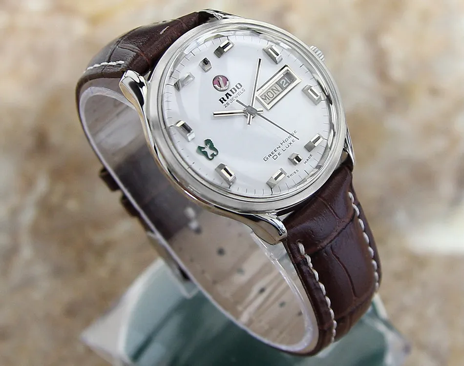 Rado Green Horse De Luxe Men's 38mm Swiss 1960 Watch