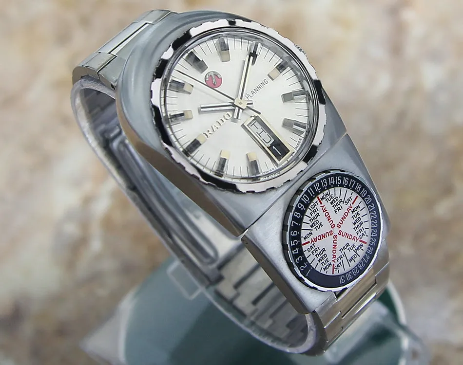 Rado Planning Rare Swiss Made Vintage Mint 1960s Watch