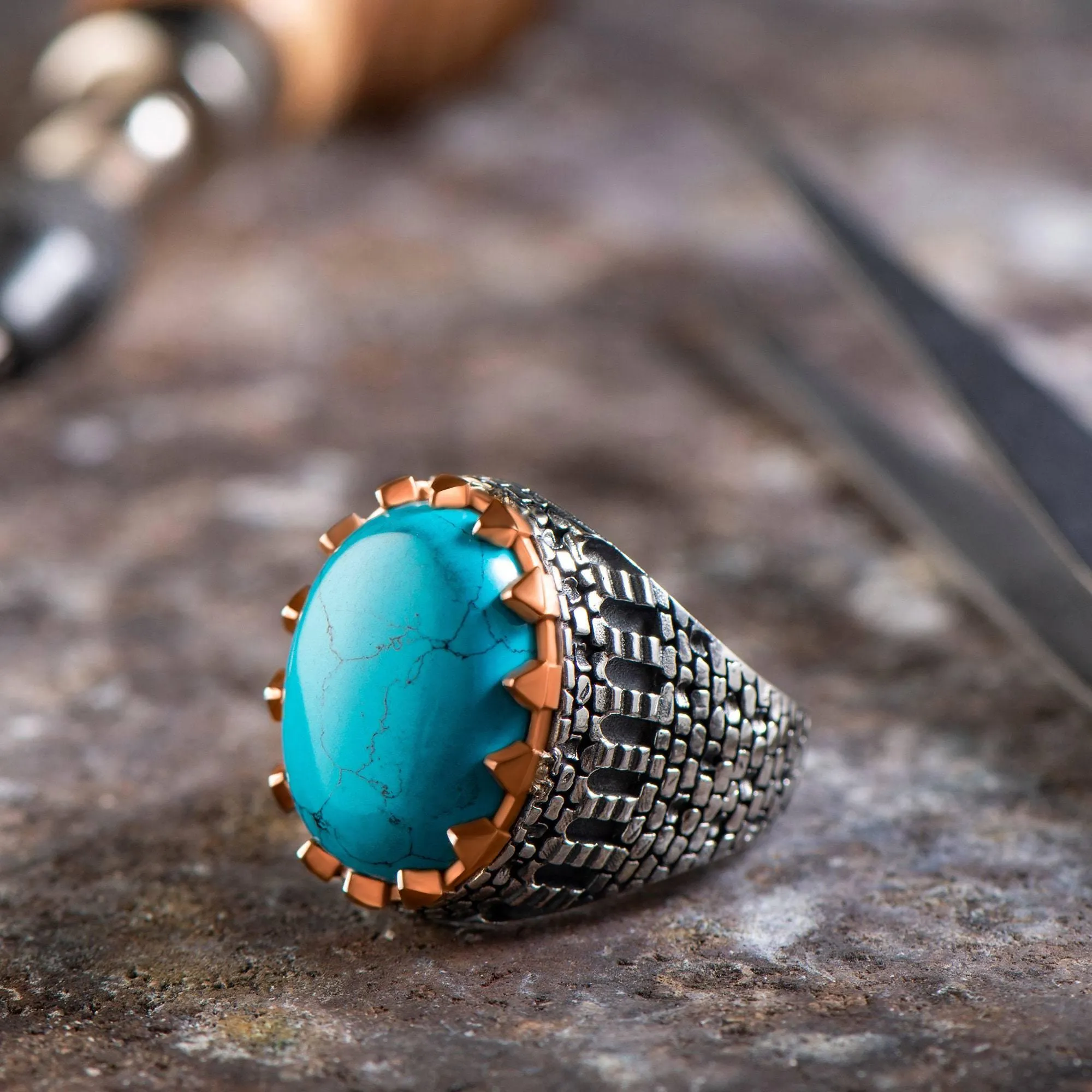 Red Agate Gemstone Men Ring ,Men Handmade Ring,
