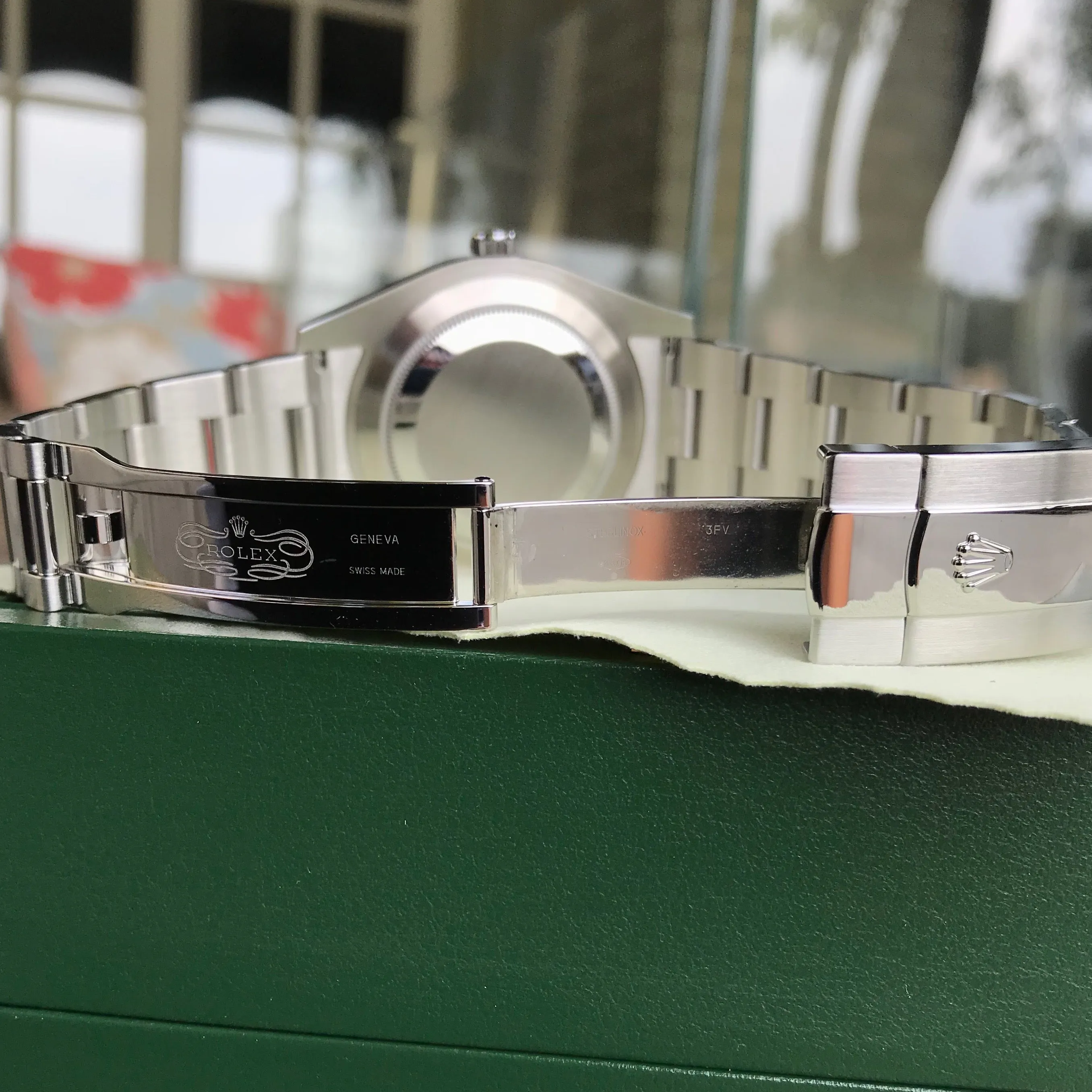 Rolex Datejust II 116300 White Stick 41mm Oyster Automatic Wristwatch Box Papers