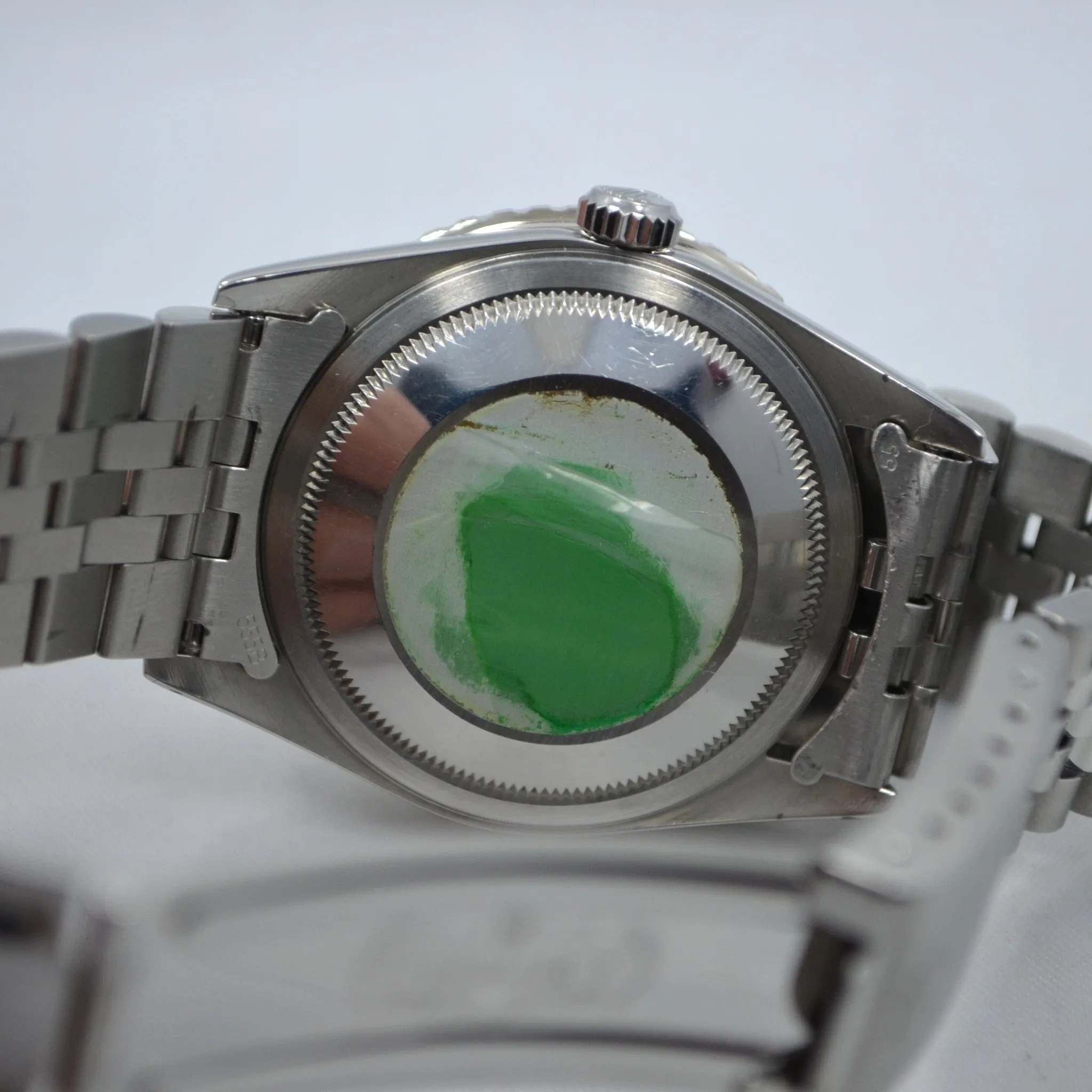 Rolex Datejust Turnograph Thunderbird Silver Tapestry Dial 16264 "U" 1997 Watch