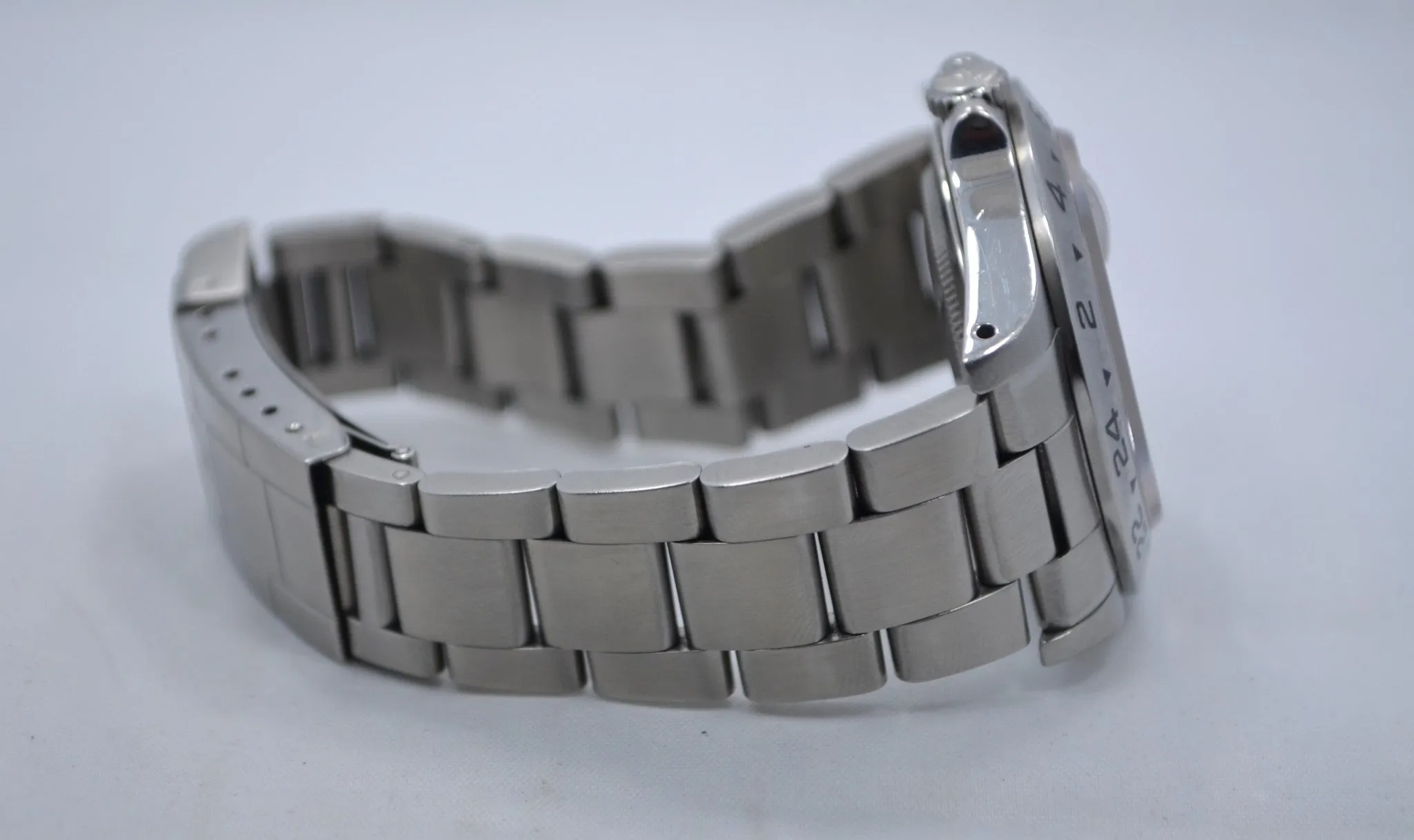 Rolex Explorer II 16570 GMT Black Dial "X" Serial 1991 Automatic Steel Watch